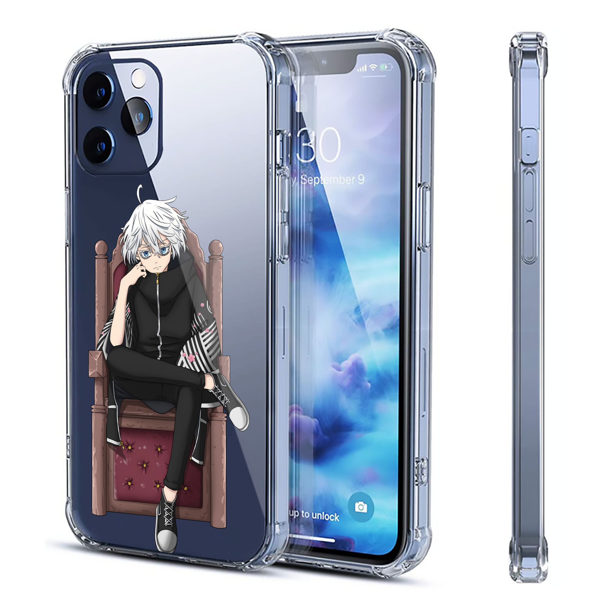 （画像用） 東京リベンジャーズ Tokyo Revengers 【iPhone 12シリーズ対応】透明スマホケース（クリアソフトケース）